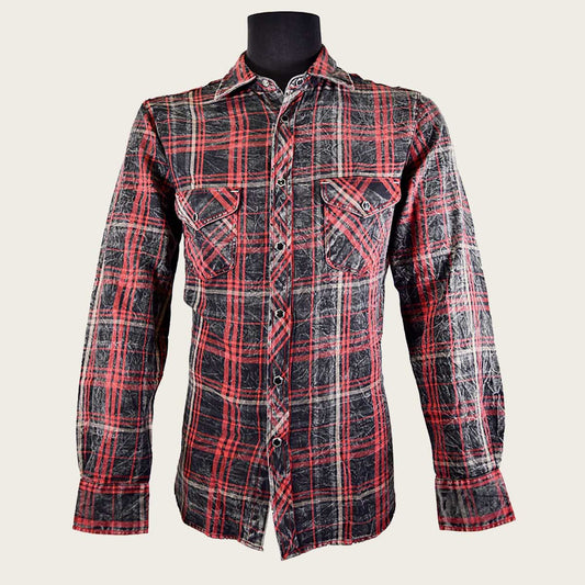 CMRJ451 - Cuadra black casual fashion cotton shirt for men-Kuet.us