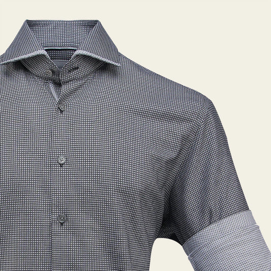 CMS0103 - Cuadra Black Casual Fashion Cotton Shirt for Men