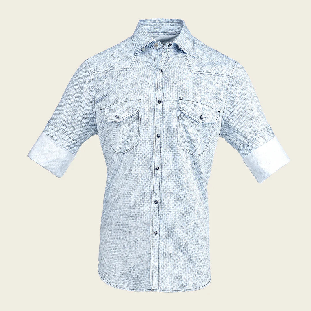 CMU1303 - Cuadra blue fashion soft cotton blue shirt for men