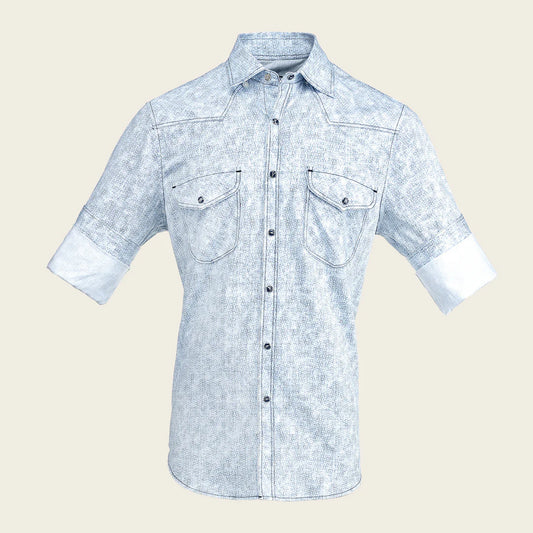 CMU1303 - Cuadra blue fashion soft cotton blue shirt for men