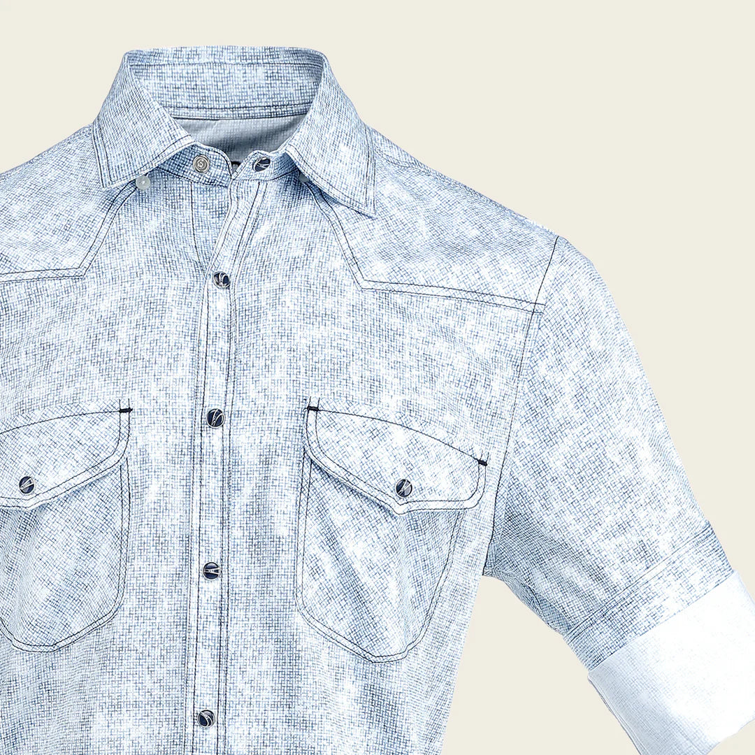 CMU1303 - Cuadra blue fashion soft cotton blue shirt for men