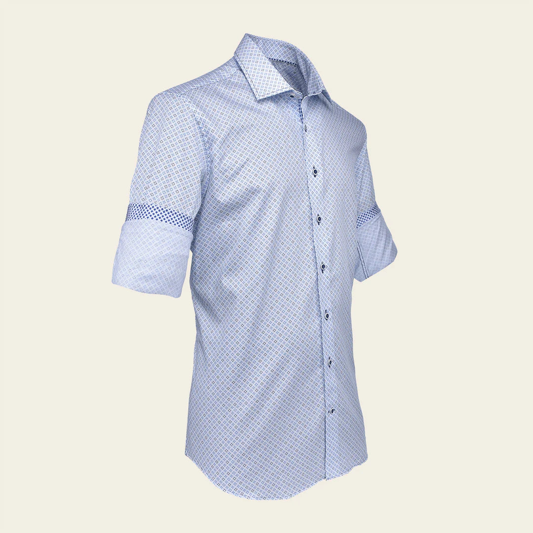 CMW856R - Cuadra navy casual fashion cotton shirt for men