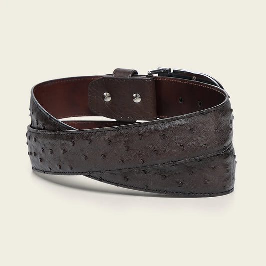 CS563A1 - Cuadra brown casual fashion ostrich belt for men