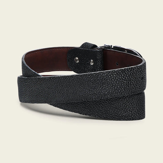 CS563MA - Cuadra black casual fashion stingray belt for men