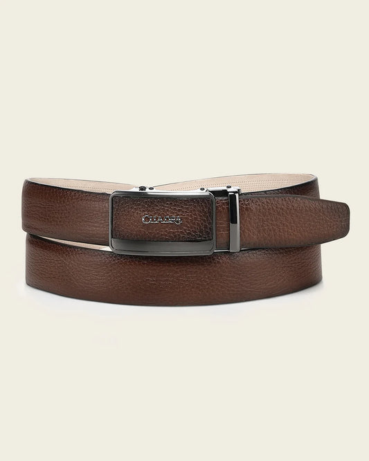 CS565VE - Cuadra honey casual fashion deer leather belt for men