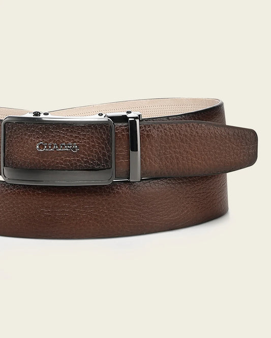 CS565VE - Cuadra honey casual fashion deer leather belt for men