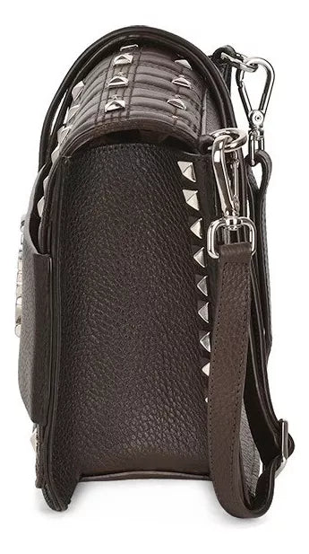 BOD57RS - Cuadra brown casual fashion bag in cowhide leather for woman.