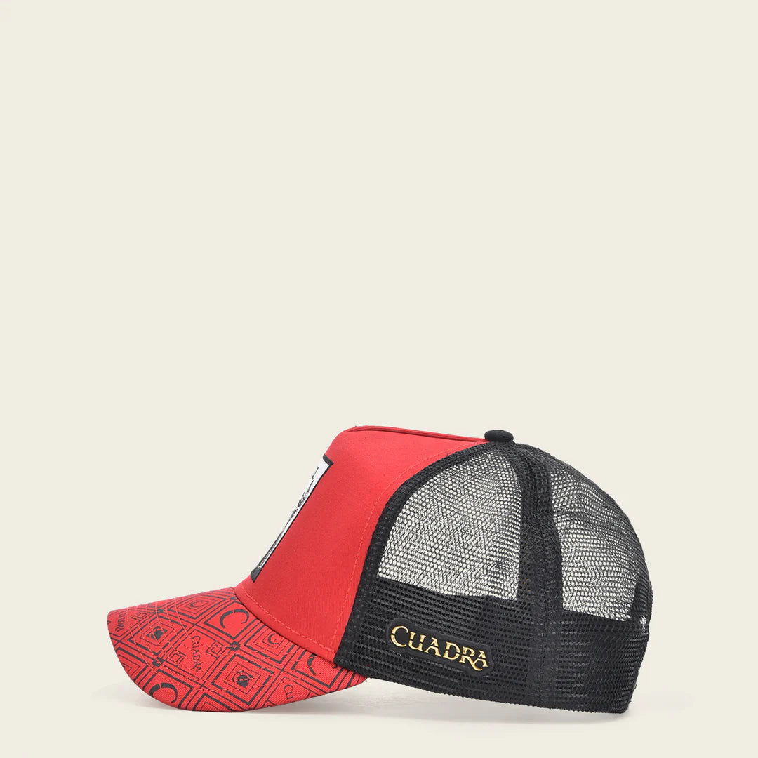 GOC00BU - Red Cuadra Cap Bull