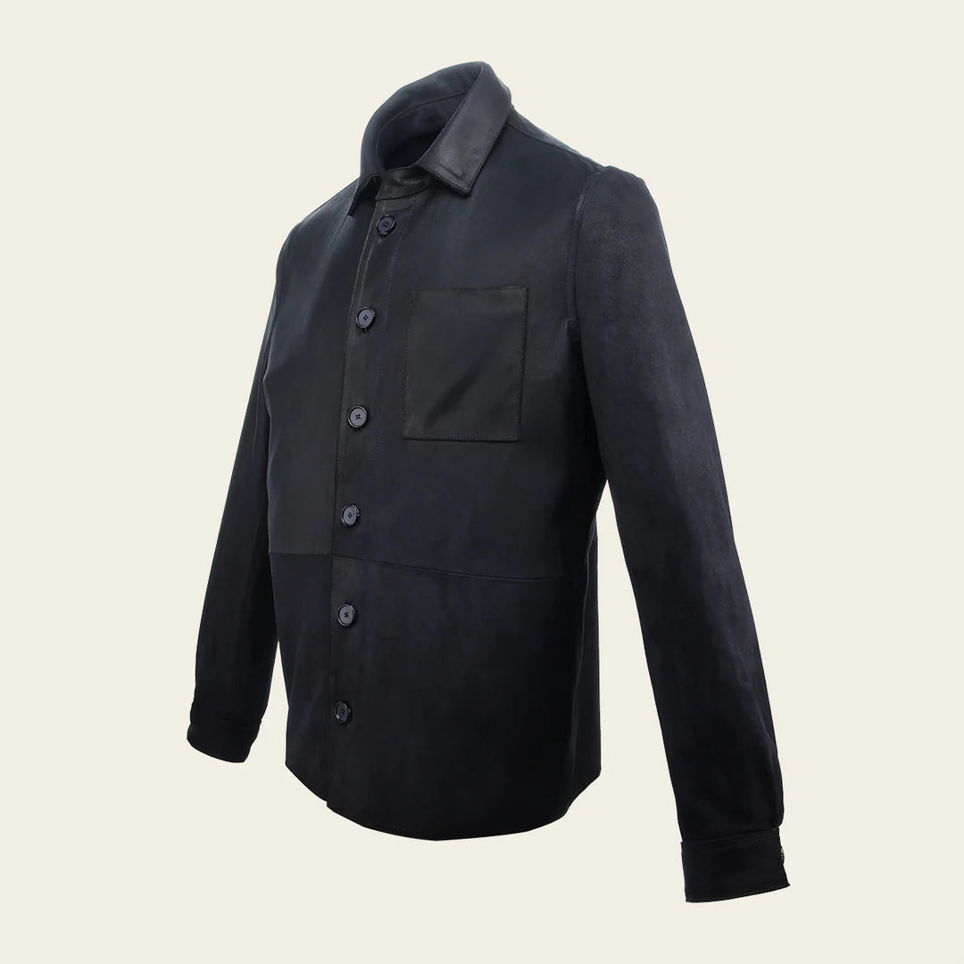 H375BOB - Cuadra oxford casual fashion caprino leather camisole for men