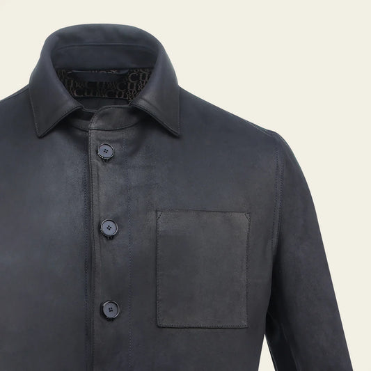H375BOB - Cuadra oxford casual fashion caprino leather camisole for men