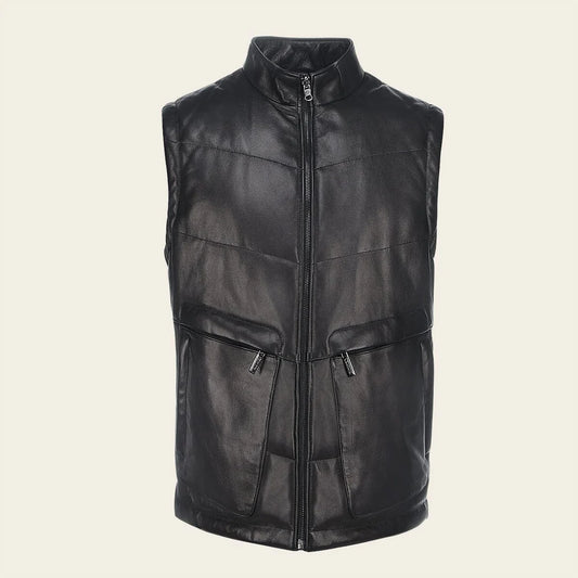 HDY8022 - Cuadra black western cowboy vest for men