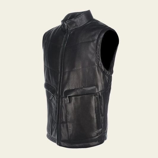 HDY8022 - Cuadra black western cowboy vest for men