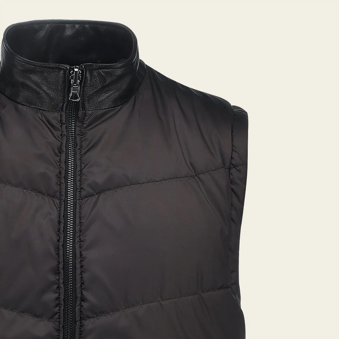 HDY8022  - Cuadra black western cowboy vest for men