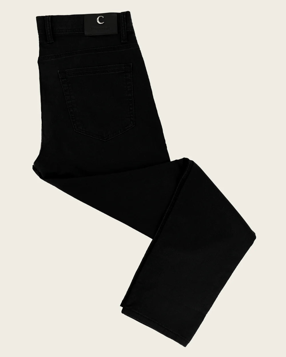 J00LP27 - Cuadra denim black ultimate comfort jeans for men