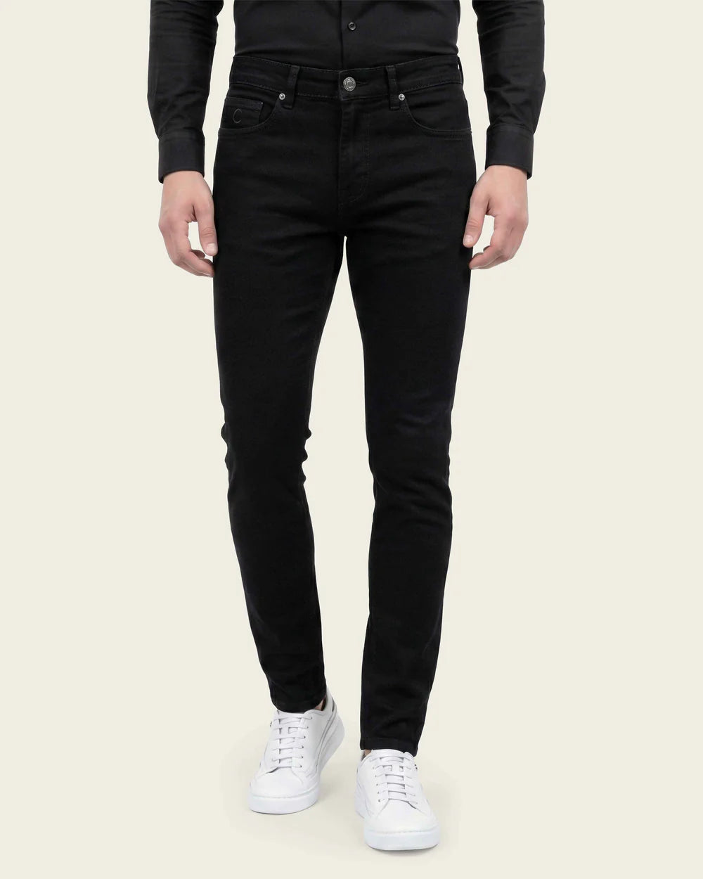 J1300121 - Cuadra denim black ultimate comfort jeans for men