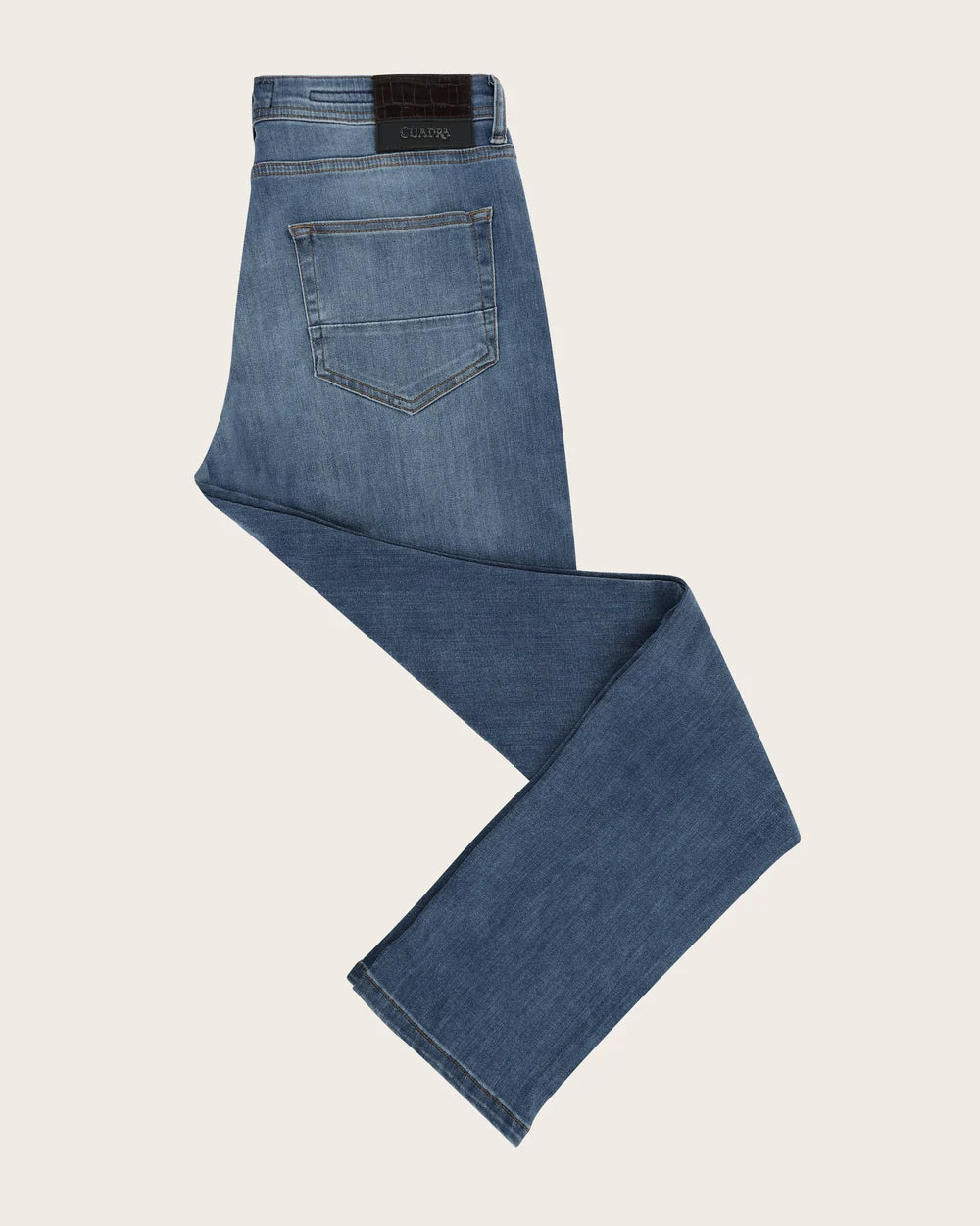 J300815 - Cuadra Men's Medium Indigo Vintage Wash Jeans