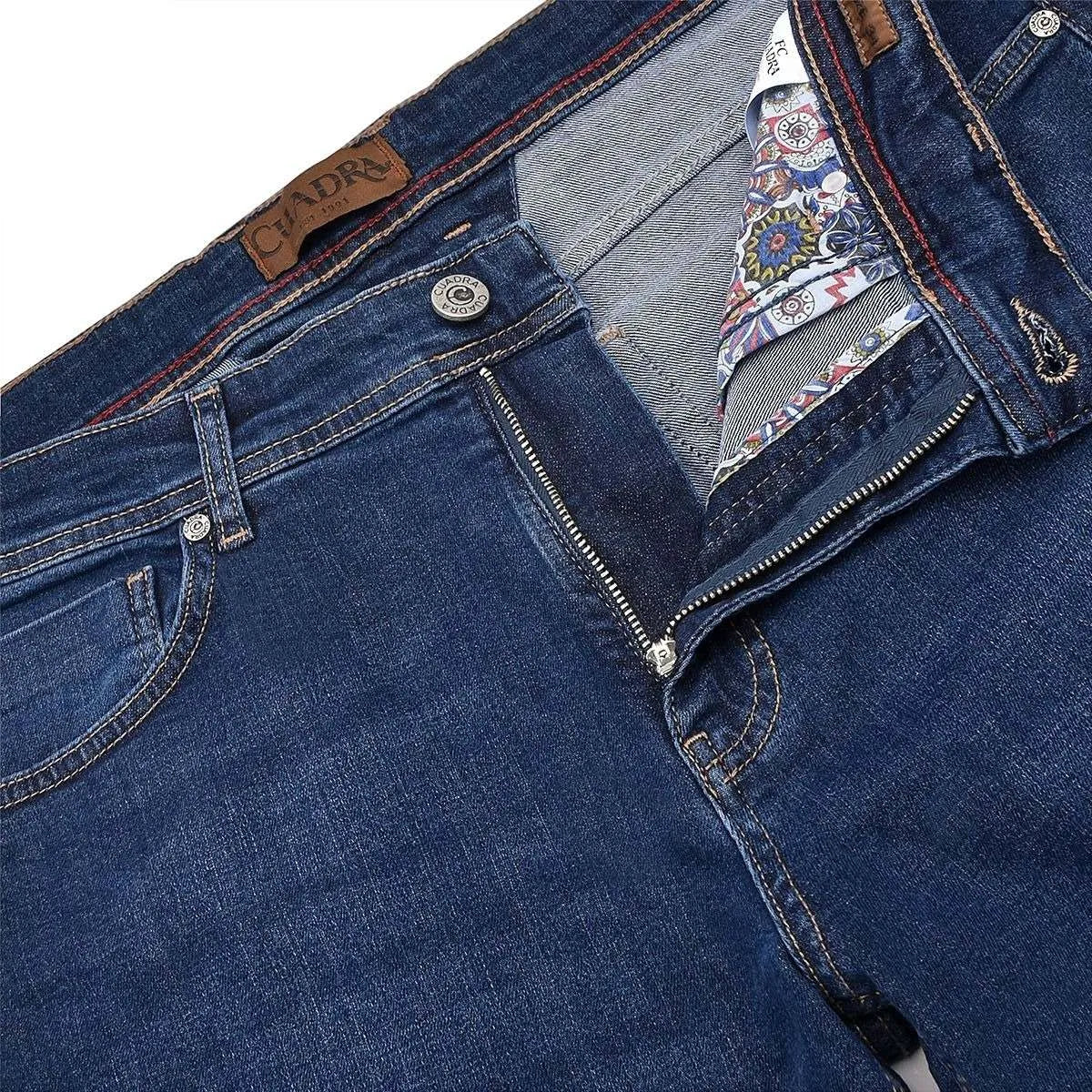 JN0LP21 - Cuadra blue ultimate comfort stretch denim jeans for men