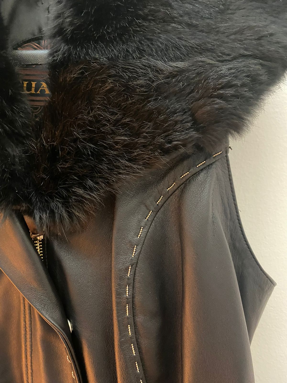 M270COB - Cuadra Black Western Fashion Leather Vest for Women