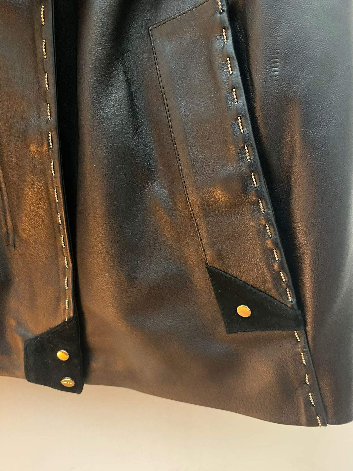 M270COB - Cuadra Black Western Fashion Leather Vest for Women