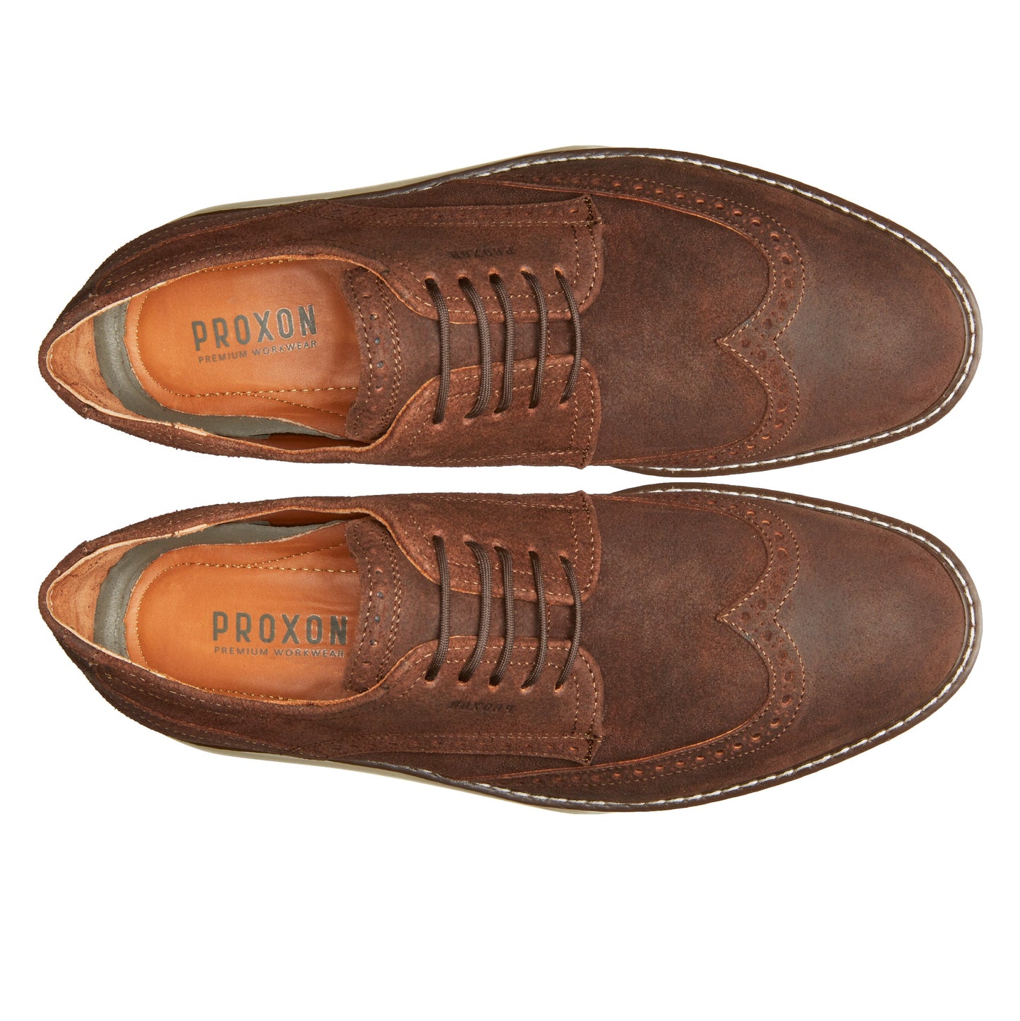 STEEL TOE DERBY SHOES MASTER MOKA