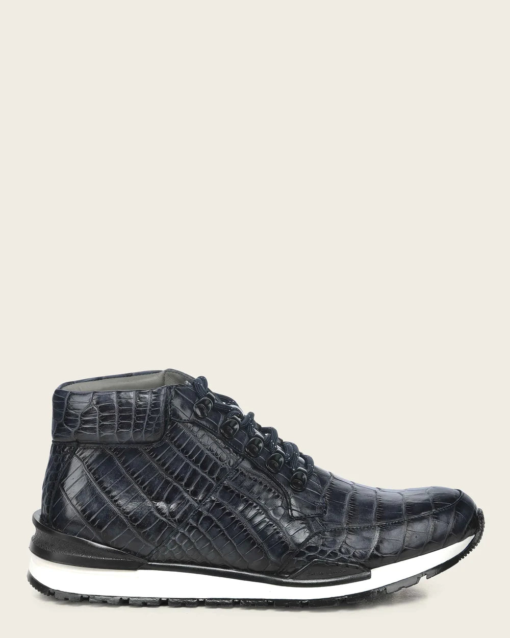 N02LPLP - Cuadra Blue Genuine Alligator Leather Sneaker Boots for Men