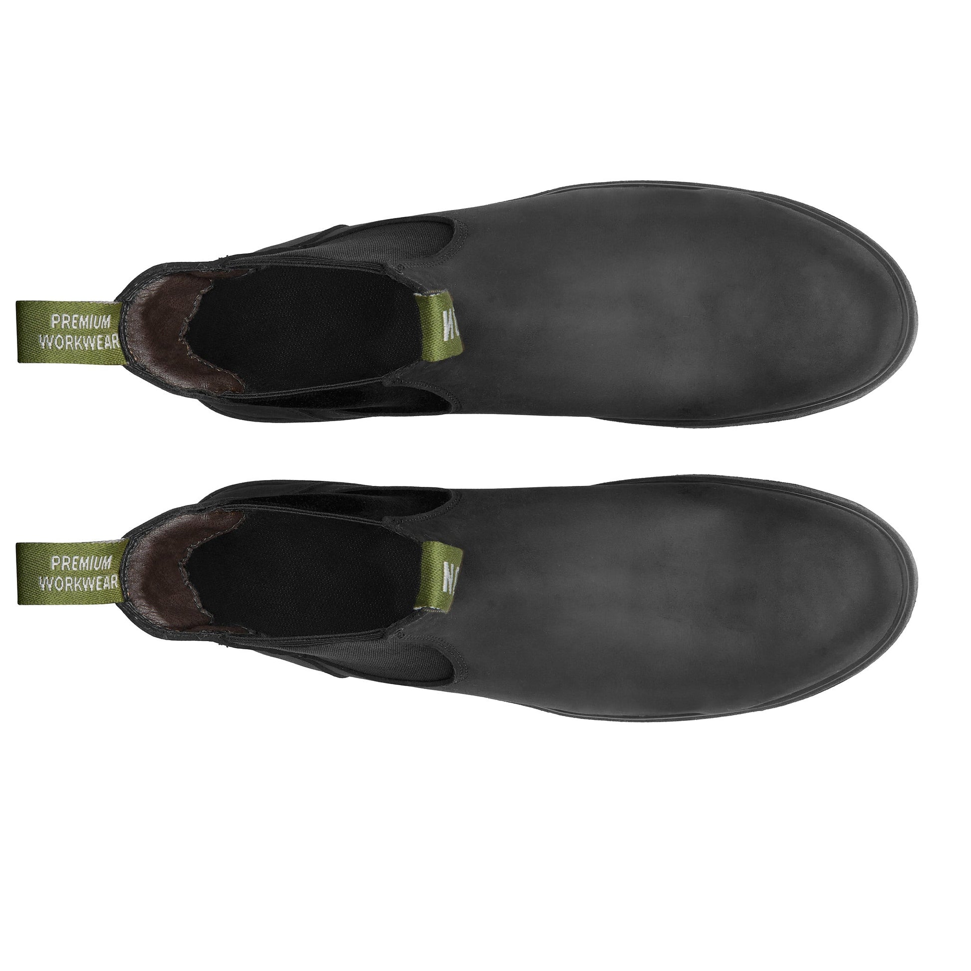 Proxon - Black Lightweight Leather Composite Toe Work Chelsea Boots for Men