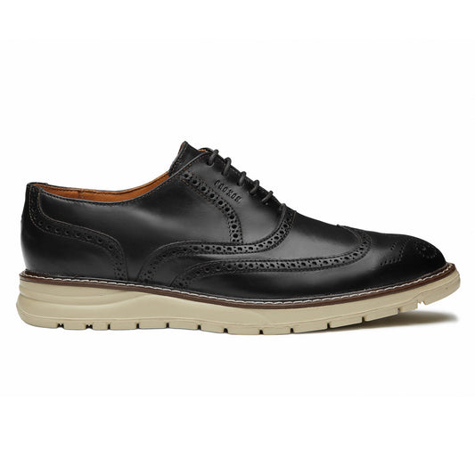 Proxon - Black Steel Toe Safety Sporty Wingtip Oxford Shoes Shoes for Men