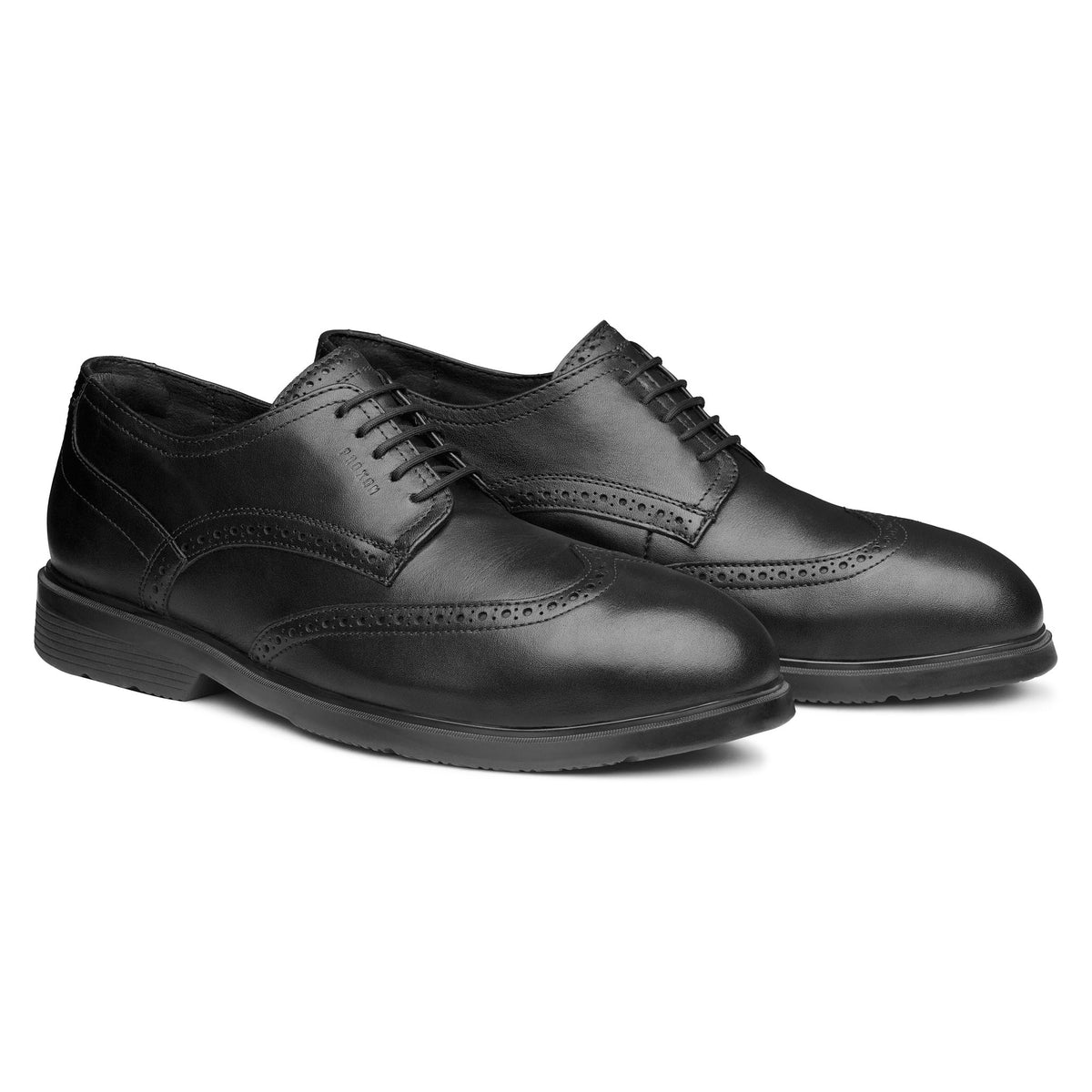 Proxon - Black Suede Steel Toe Safety Wingtip Derby for Men ASTM F2413