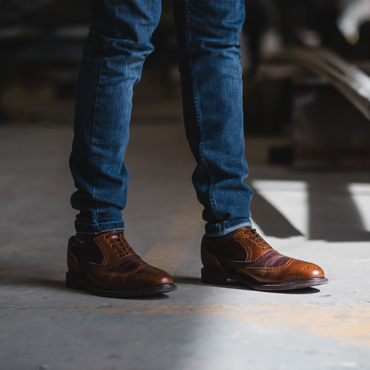Proxon - Brown Comfortable Steel Toe Safety Oxford Dress Shoes or Men