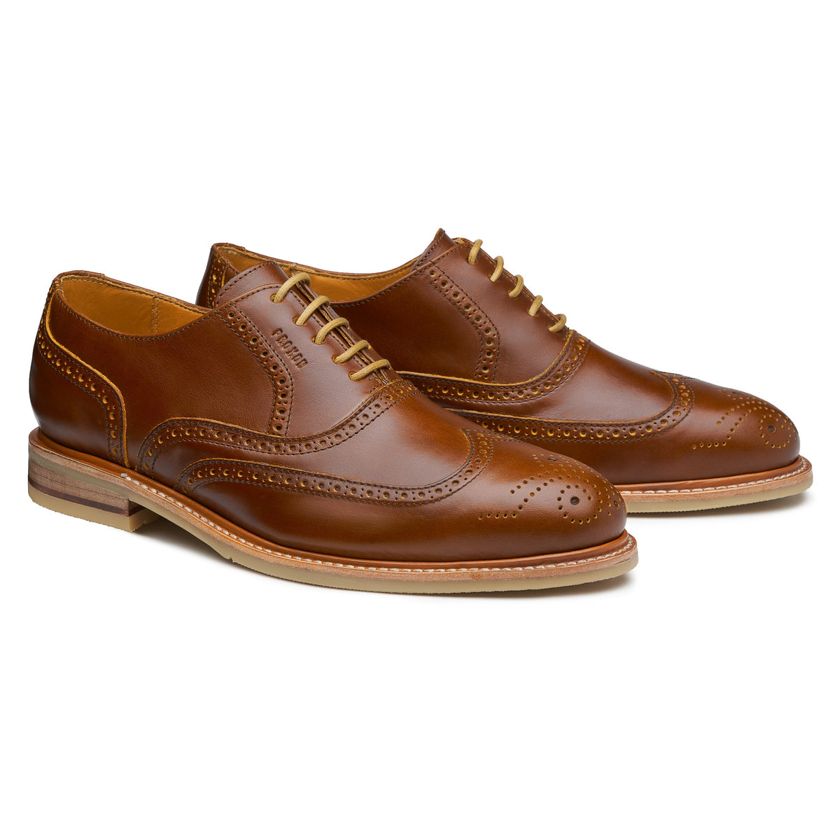 Proxon - Brown Steel Toe Safety Oxford Dress Shoes for Men