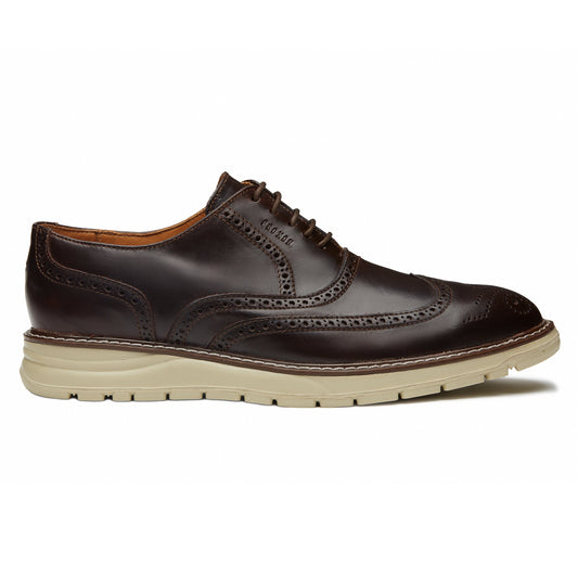 Proxon - Brown Steel Toe Sporty Wingtip Oxford Shoes for Men (ASTM certified)