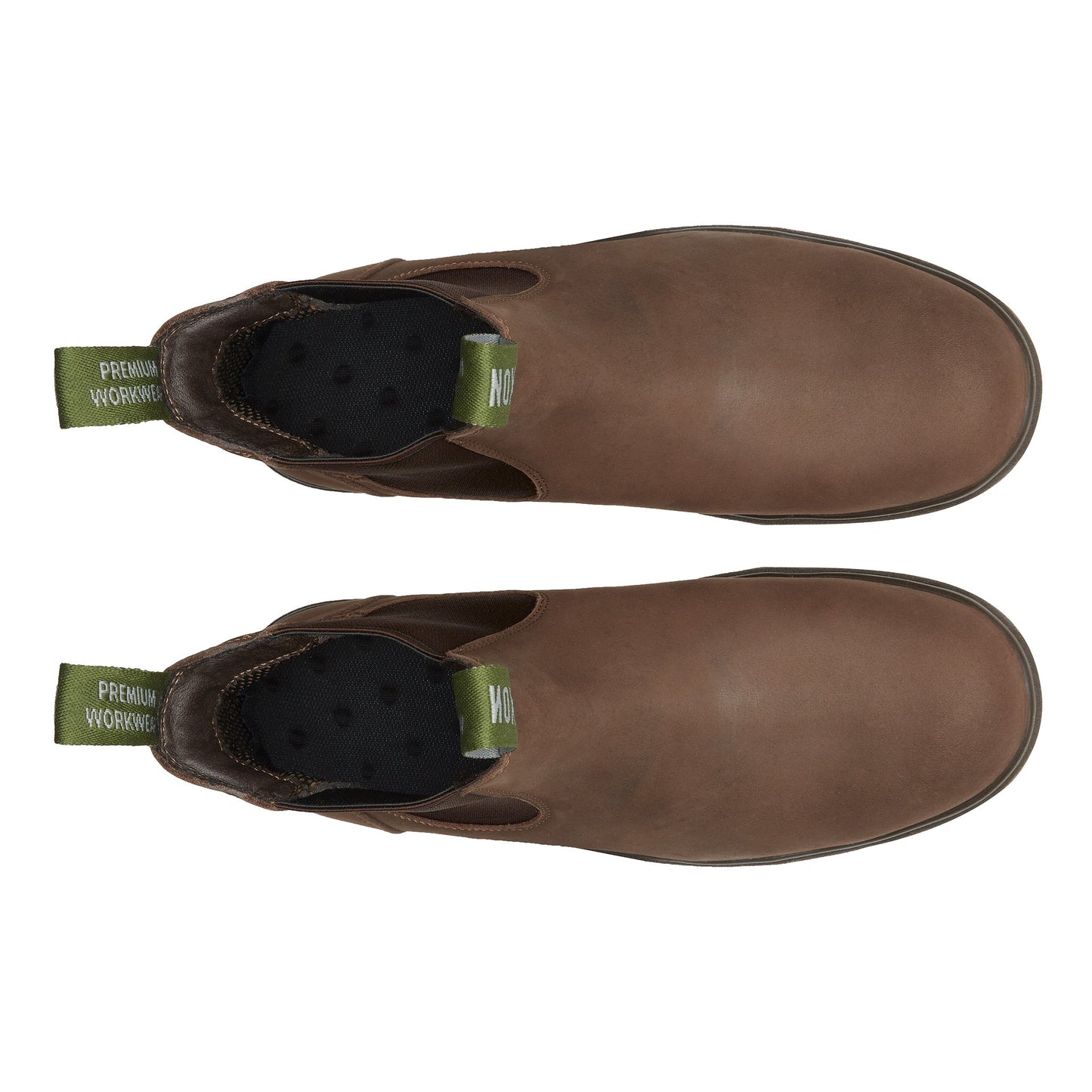 Proxon - Brown Suede Composite Toe Chelsea Boots for Men (ASTM F2413)