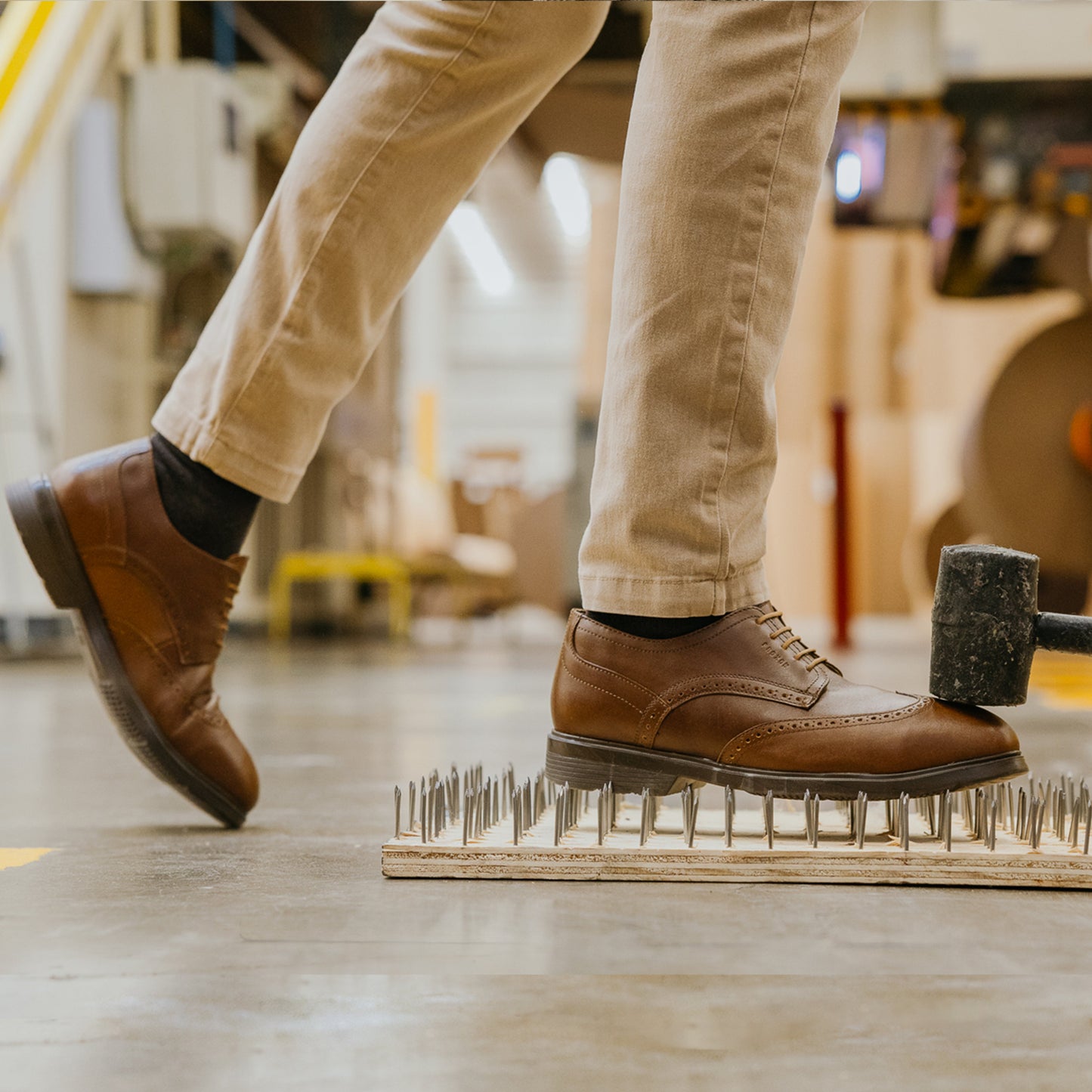 Proxon - Lightweight Steel Toe Safety Derby Dress Shoes for Men