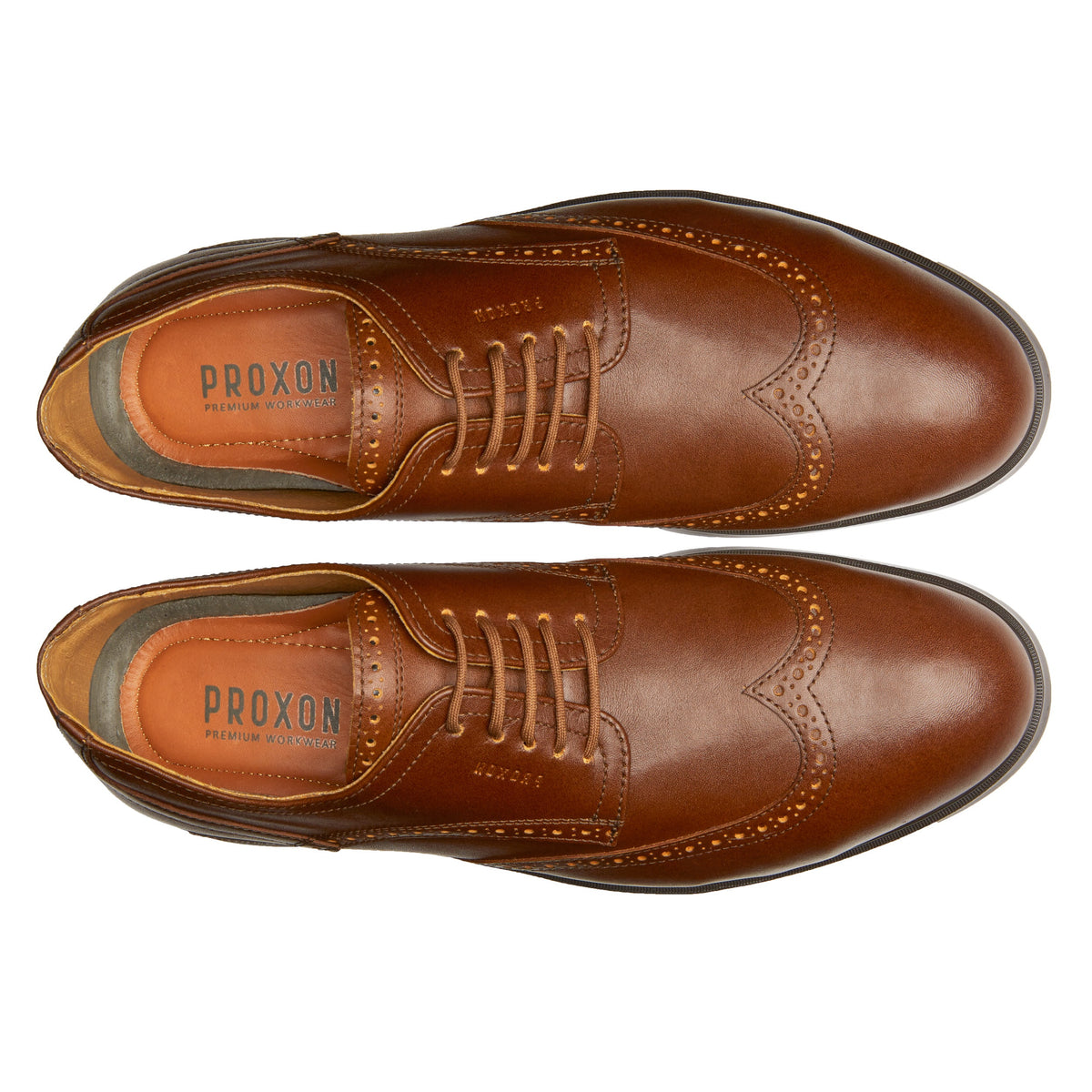 Proxon - Lightweight Steel Toe Safety Derby Dress Shoes for Men