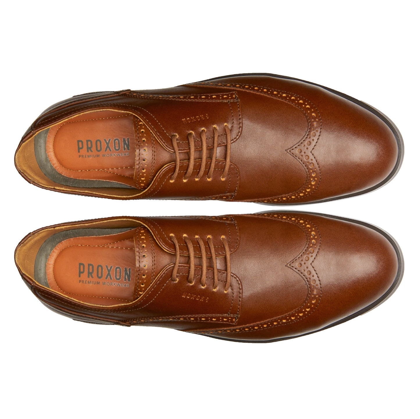 Proxon - Lightweight Steel Toe Safety Derby Dress Shoes for Men