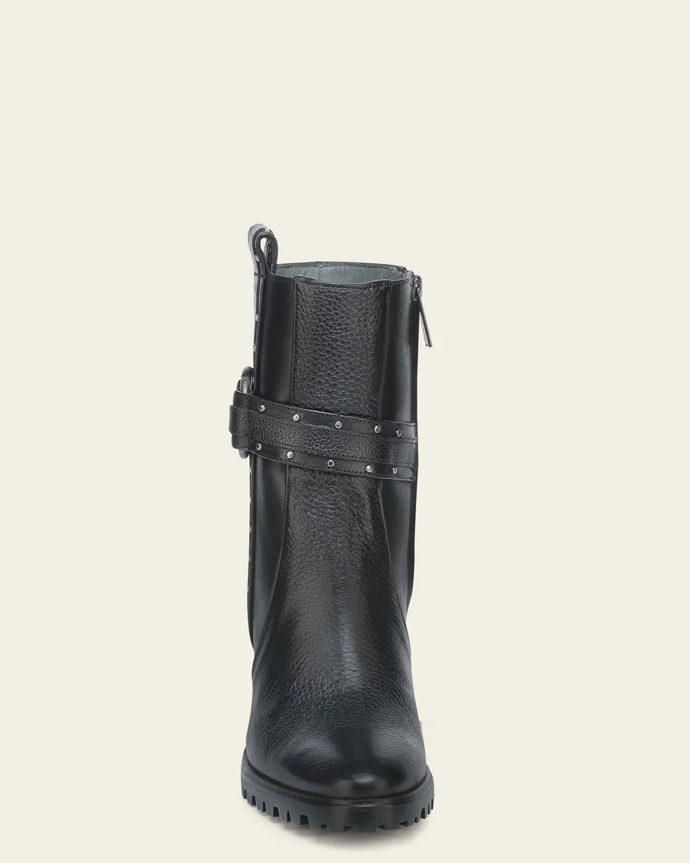 T47VNTS - Cuadra black deer leather boots for women
