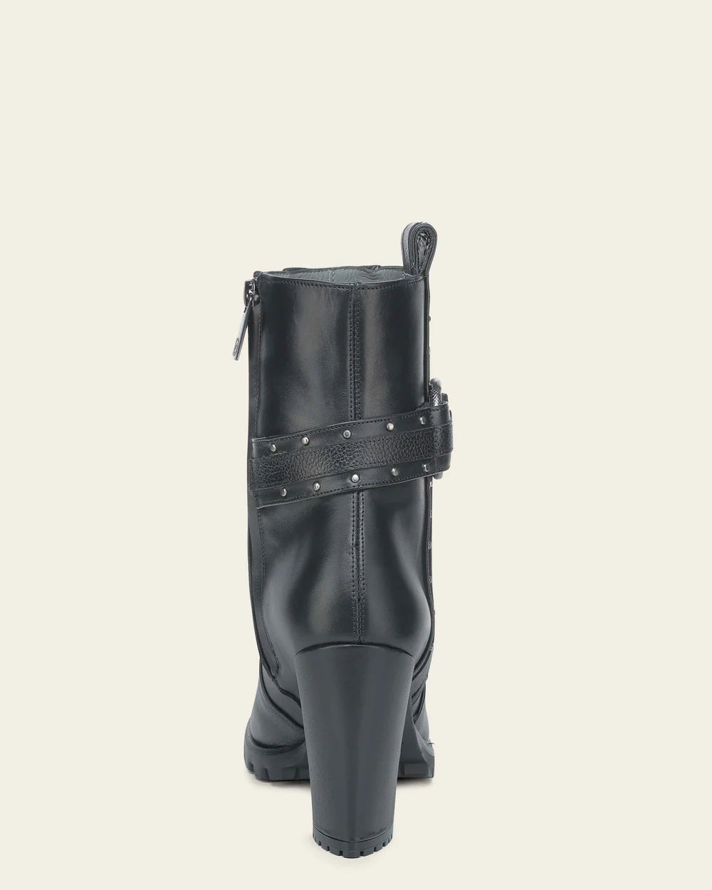 T47VNTS - Cuadra black deer leather boots for women