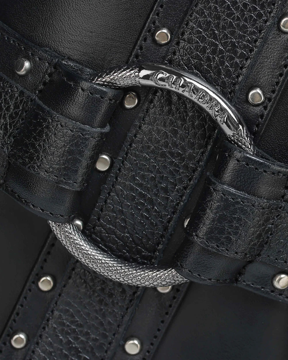 T47VNTS - Cuadra black deer leather boots for women
