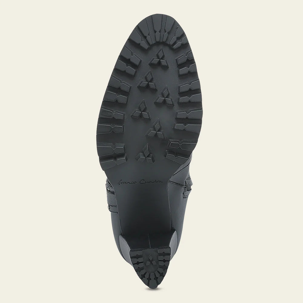 T47VNTS - Cuadra black deer leather boots for women