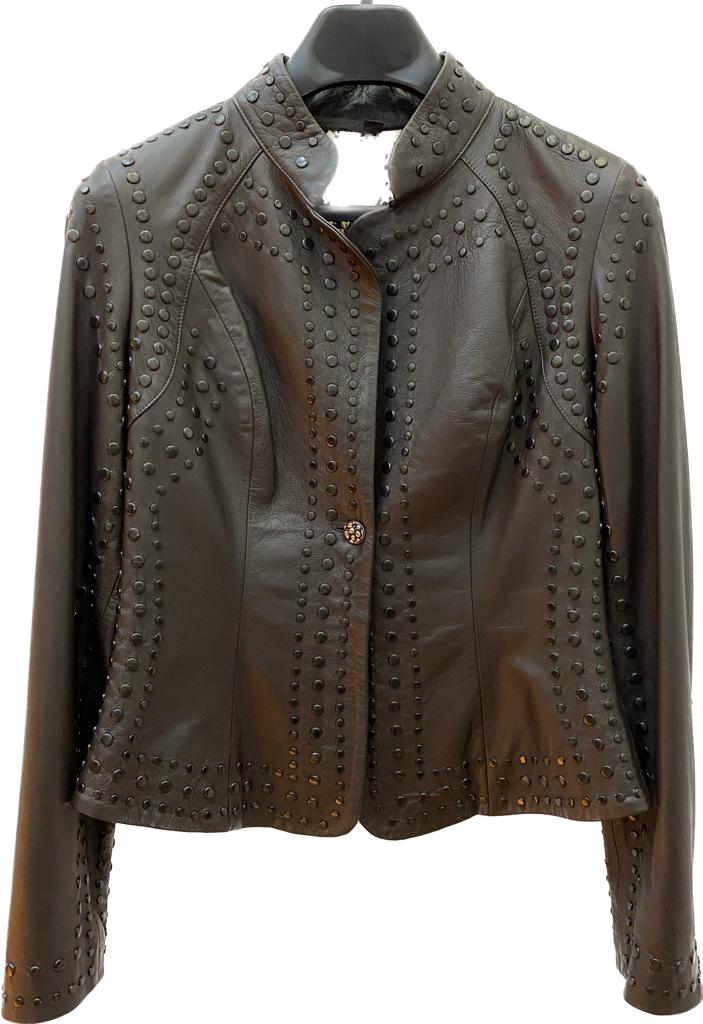 VIC8FLT1000 - Cuadra Brown western casual soft lambskin leather jacket for women-Kuet.us