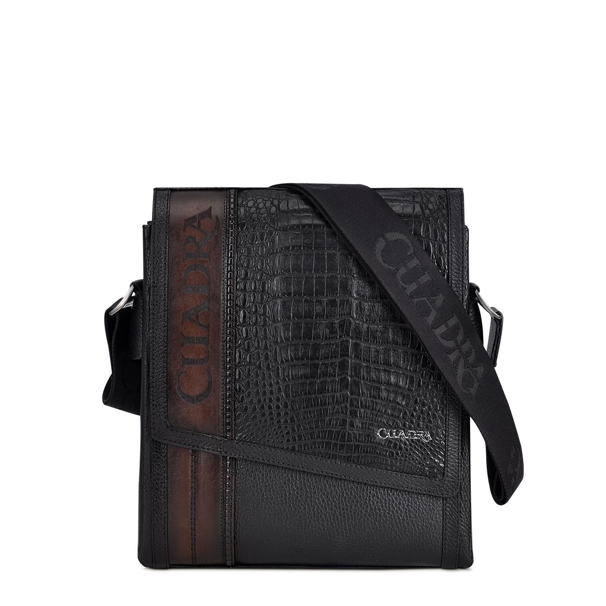 BOC03FL - Cuadra black casual fuscus crossbody messenger bag for men / women-Kuet.us