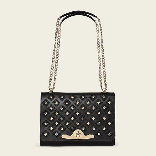 BOD84MA - Cuadra black fashion stingray crossbody bag for women-Kuet.us