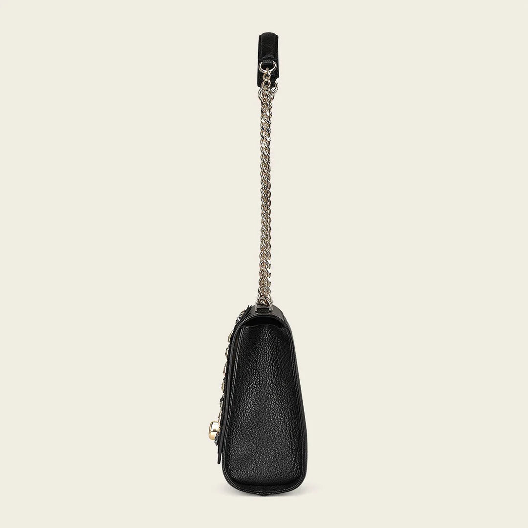 BOD84MA - Cuadra black fashion stingray crossbody bag for women-Kuet.us