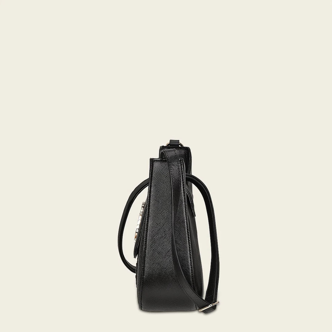 BOD88MA - Cuadra black fashion stingray crossbody bag for women-Kuet.us