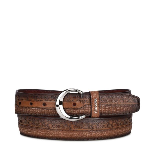 CS321TI - Cuadra sand casual fashion shark belt for men-Kuet.us