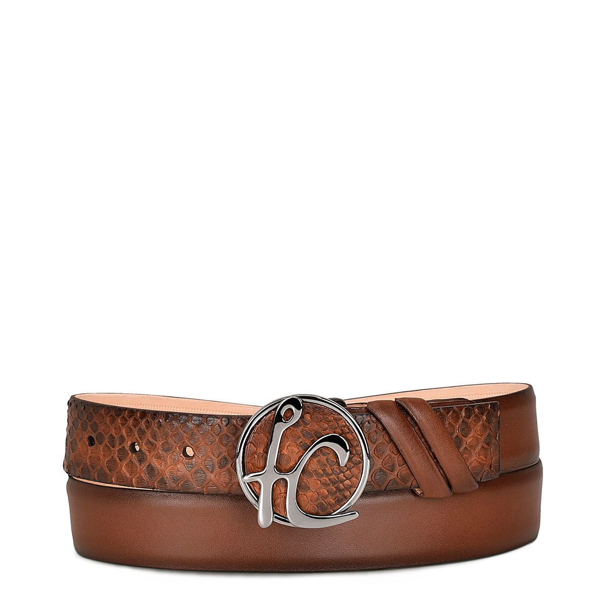 CS537PI - Cuadra honey casual fashion python belt for men-Kuet.us