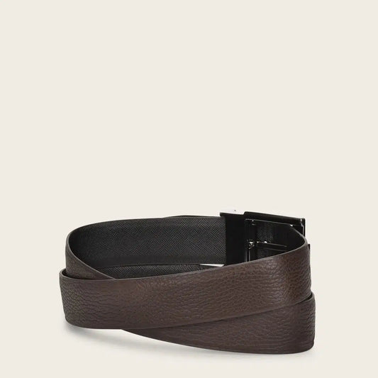 CS552RS - Cuadra brown casual western cowhide leather belt for men.-Kuet.us