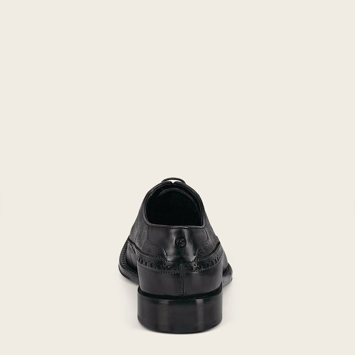 D23BUVN - Franco Cuadra black oxford dress cap toe shoes for men