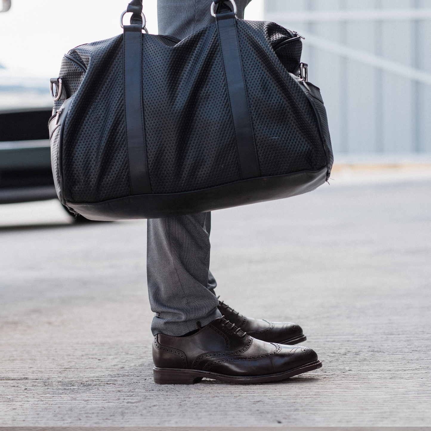 STEEL TOE OXFORD SHOE PILOT - BROWN