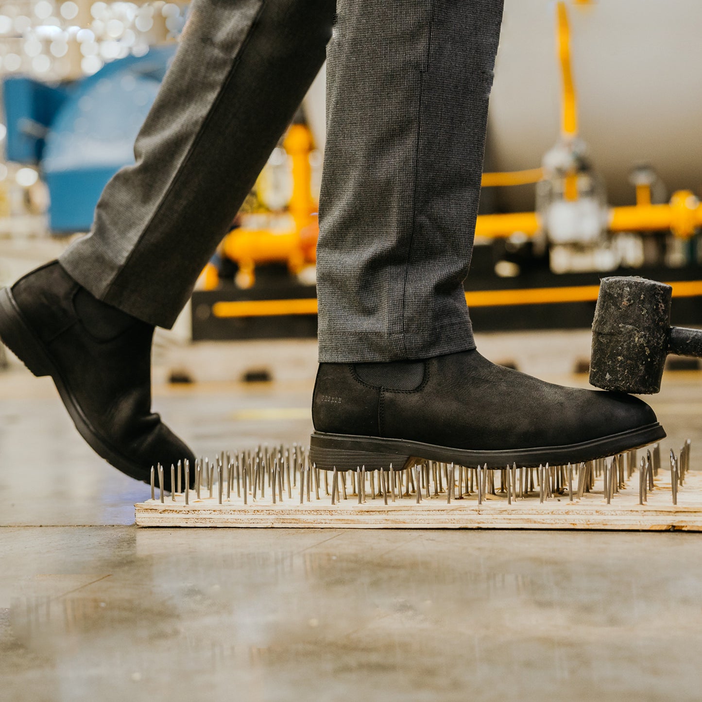 STEEL TOE CHELSEA TULSA BLACK MATTE